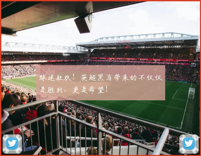球迷狂欢！英超黑马带来的不仅仅是胜利，更是希望！